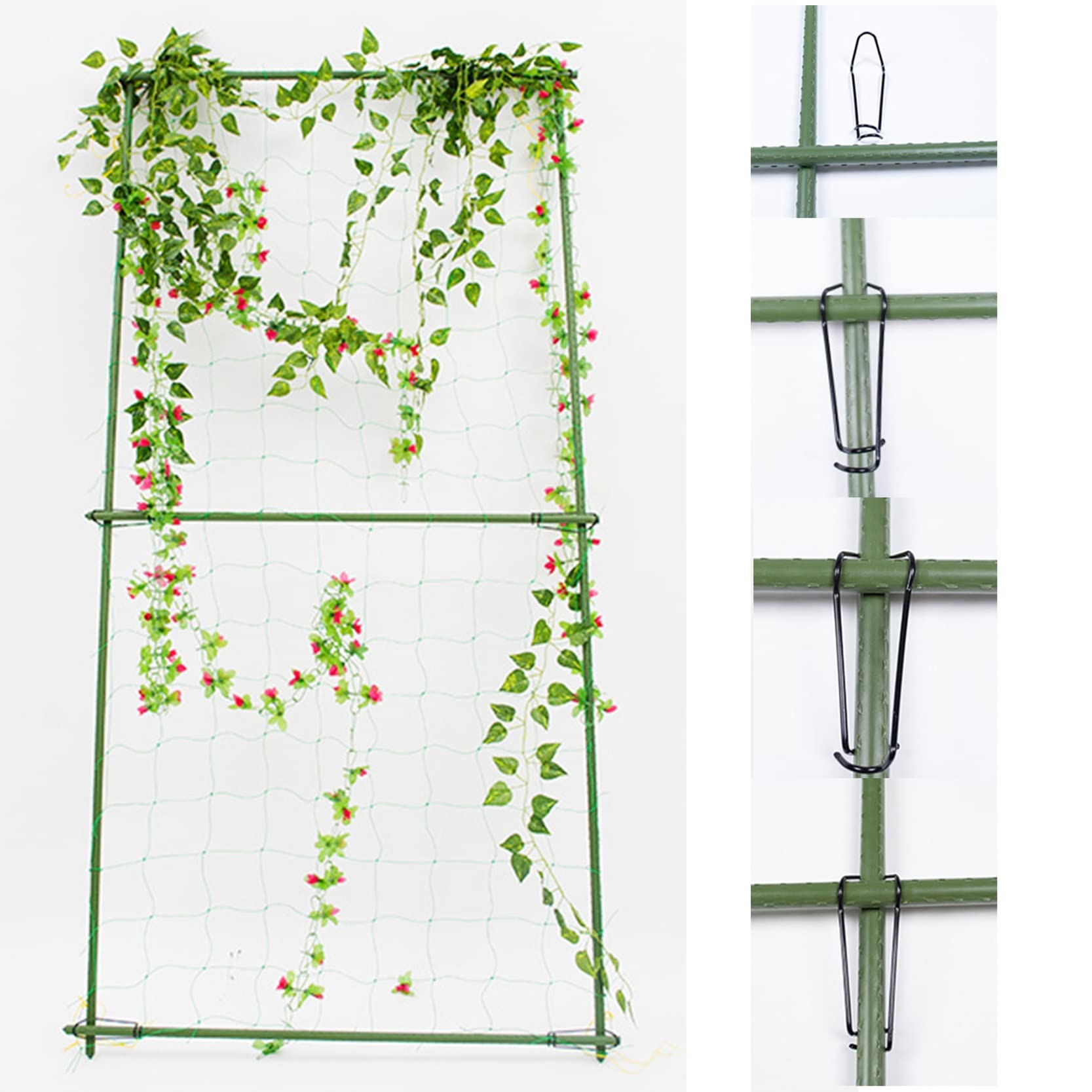 ZYFA Enrejados de jardín Reja para Plantas Rejillas Soporte para Plantas Soportes para Enredaderas Estante de Planta para Escalada, jardín, Patio, decoración, Flores,Verduras