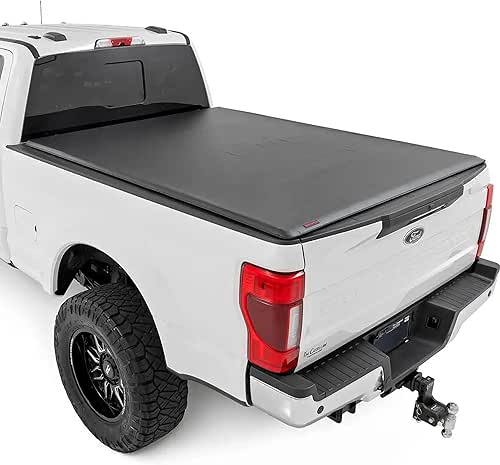Rough Country Soft Roll-Up Truck Bed Cover for Ford F-250