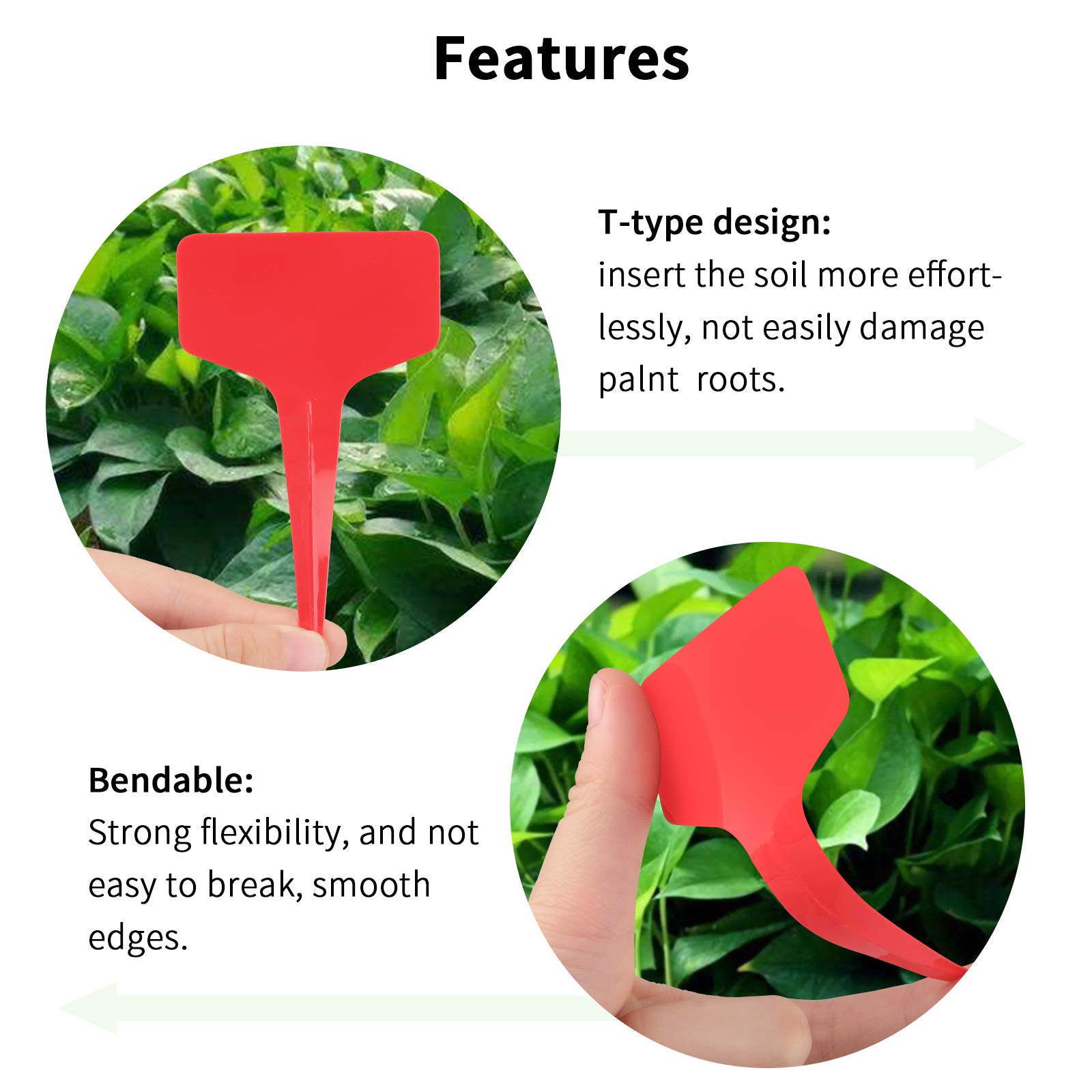 Etiquetas Para Plantas Impermeables Y A Prueba De Sol 39x08 Pulgadas Etiquetas Para Semillas De Vivero Etiquetas Para Plantas Para Flores Huerto Decoracion De Plantas Octpeak Otros