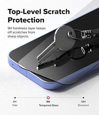 Ringke Tempered Glass for Google Pixel 10a Screen Protector [Super Easy to Install] Case Friendly Shatterproof Premium 9H Hardness - 2 Pack