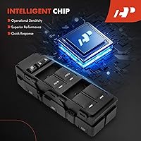 Vista 6 de A-Premium Master - Interruptor de ventana eléctrico compatible con vehículos Chrysler, Dodge y Jeep, 200, 300, Aspen, Sebring, Avenger, Durango