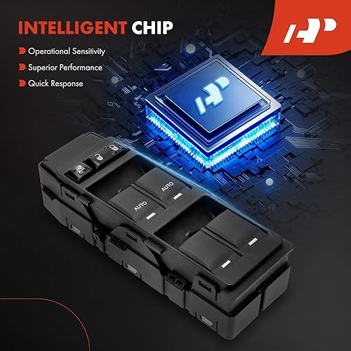 Miniatura 6 de A-Premium Master - Interruptor de ventana eléctrico compatible con vehículos Chrysler, Dodge y Jeep, 200, 300, Aspen, Sebring, Avenger, Durango,