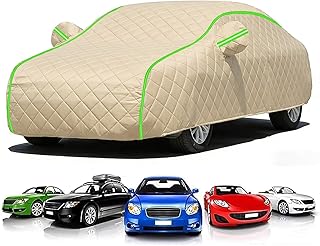 Hail Protector Car Cover for Ford Puma Coupe 1997-2003, All-Weather Heavy Duty Full Outdoor Cover Thicken Windproof Snow Rain Dust Anti-UV