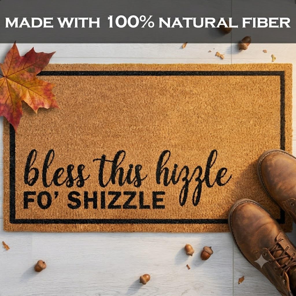 Bless This Hizzle Doormat - Funny Welcome Mat -8