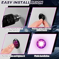 Vista 6 de 50 luces LED redondas de 3/4 para remolque, luces LED delanteras y traseras de 12 V, luces de remolque impermeables para camión, automóvil, autobús