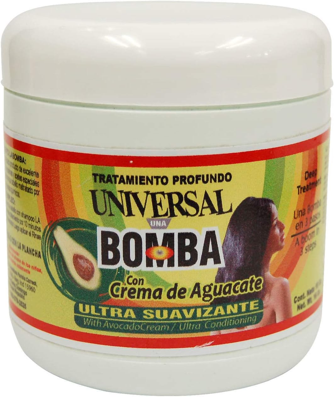 Universal La Bomba Ultra Conditioning Deep Treatment with Avocado Cream 16oz