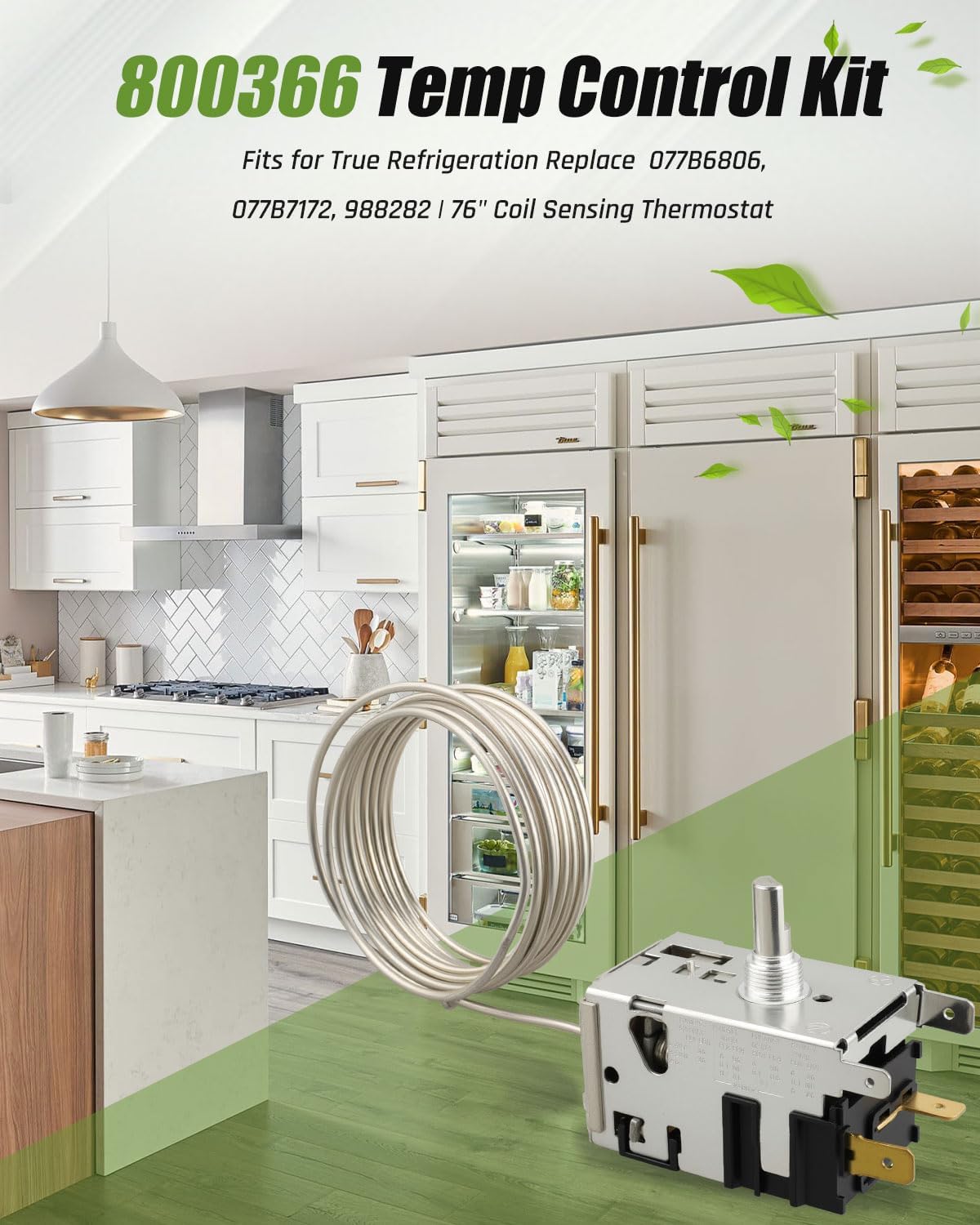 800366 Temperature Control Fit for True Equipment Replace 077B6806 077B7172 988282