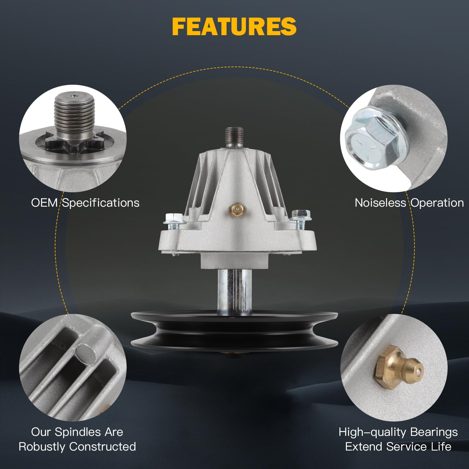 Deck Rebuild Kit Fit for Cub Cadet CC30 Mini Rider LTX1040