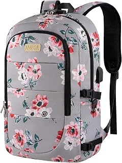 Travel Laptop Backpack, Anti Theft Business Laptop Backpack with USB Charging Port and Headphone Interface