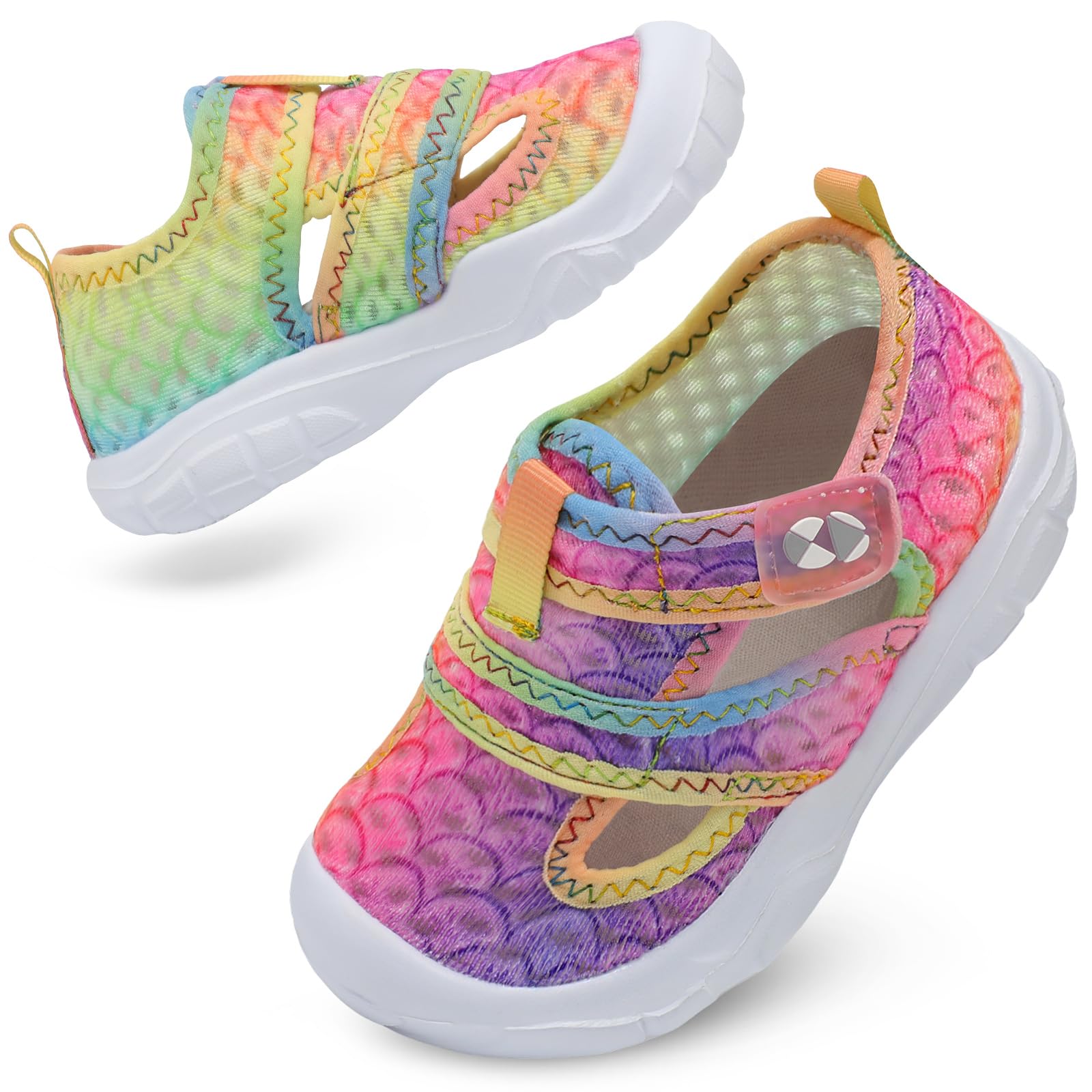 Centipede Demon Toddler Sandals for Boys Girls Kids Water Sandals Outdoor Breathable Aqua Shoes Summer Barefoot Shoes Lightweight Qucik Dry for Swim