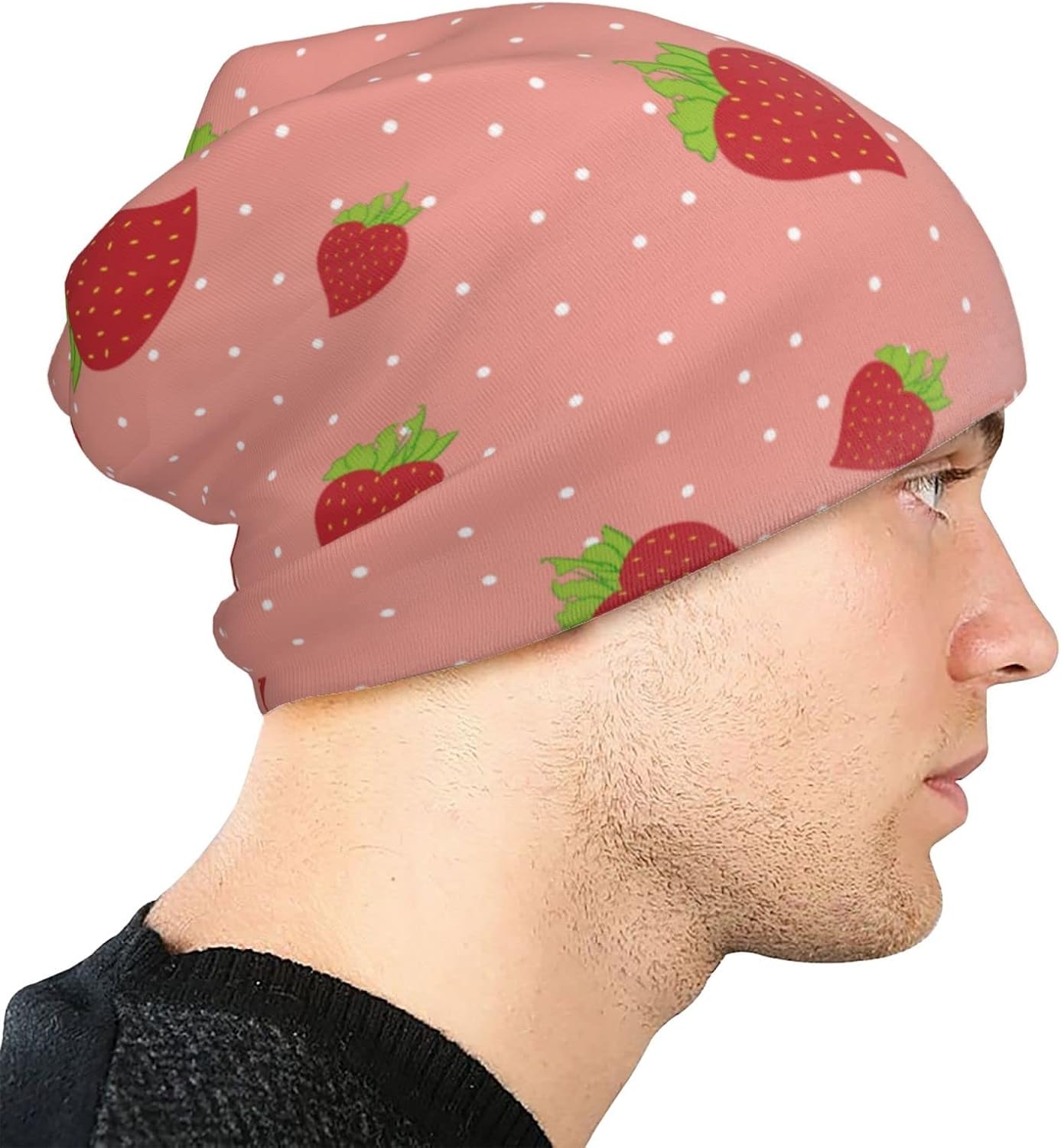 Slouchy Skull Cap for Women Men,Soft Stretch Beanie Running Warm Cool Baggy Hats Lightweight Hat Sleep Caps - Image 6