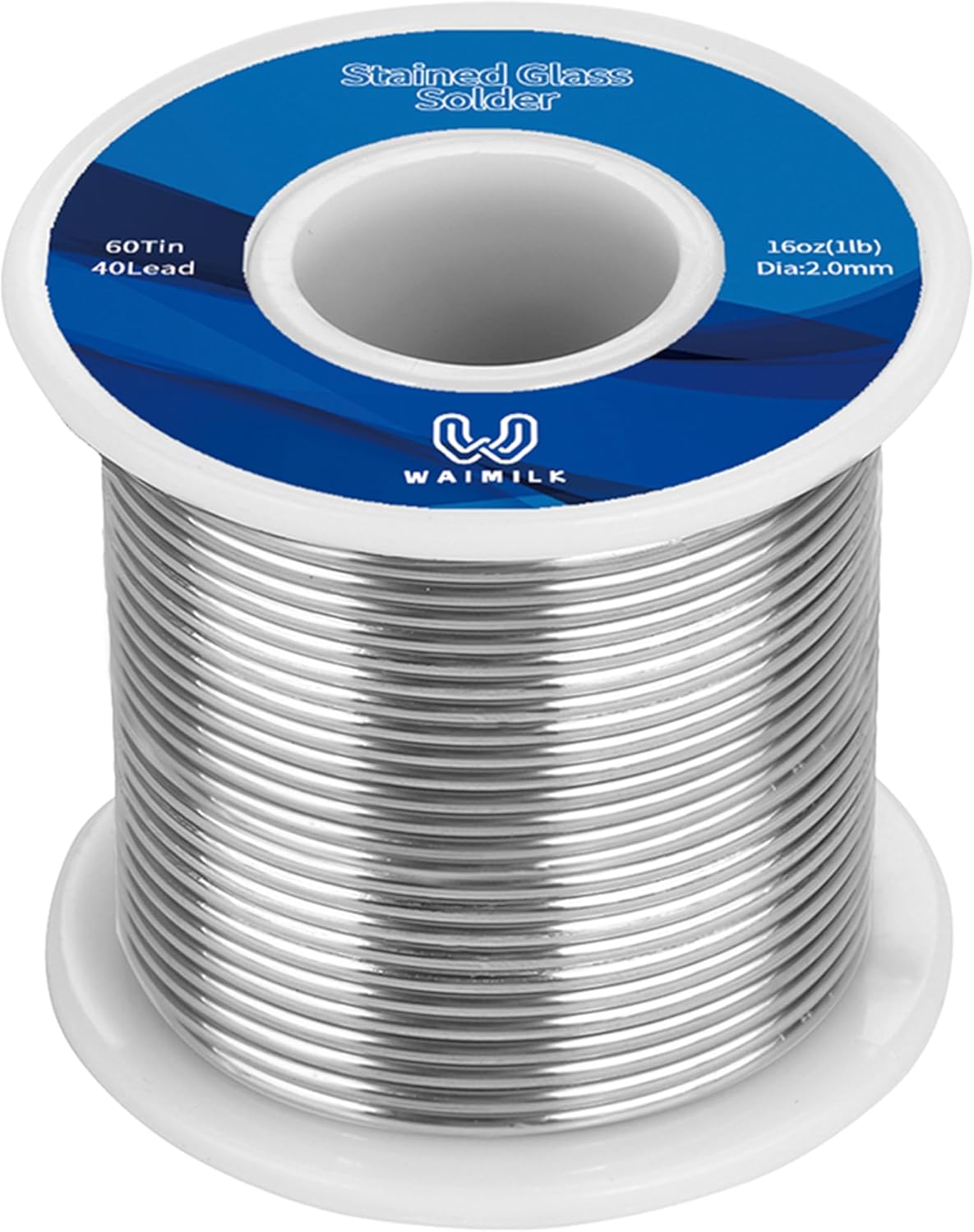 Stained Glass Solder 60Tin40Lead (2LB,2.0mm)