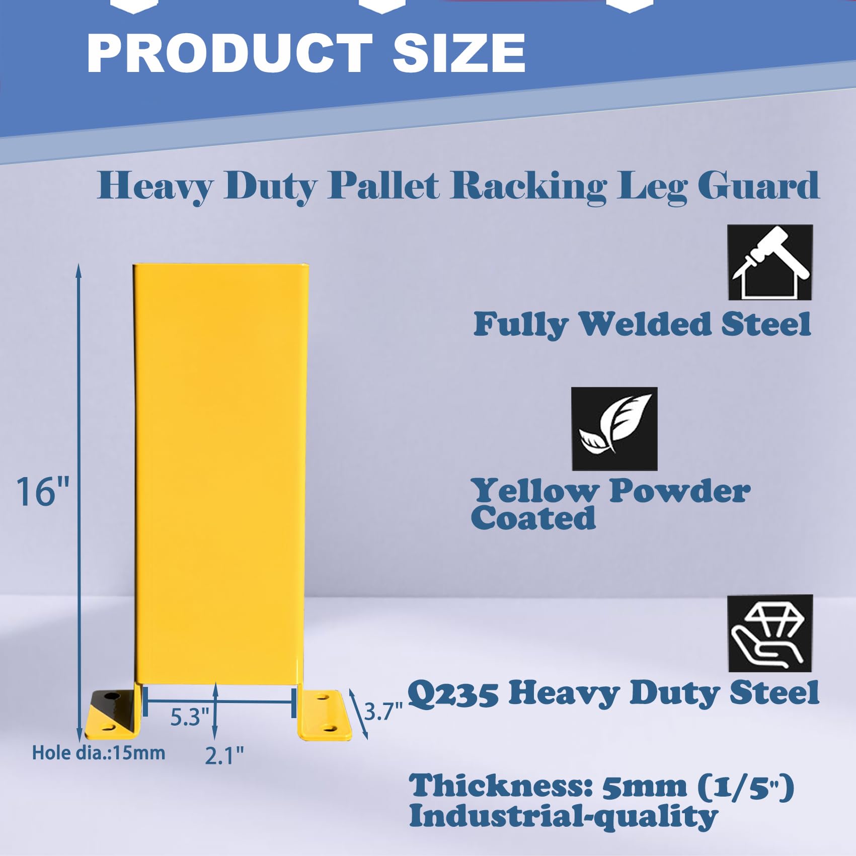 Snapklik.com : Pallet Rack Post Protectors 16