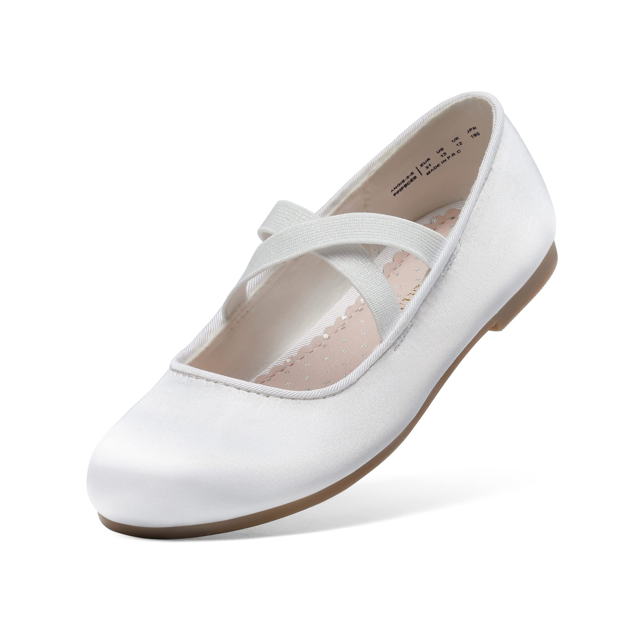DREAM PAIRS Kids Zapatos Niña Vestir Planos Bailarina Niña Mary Jane Princesa Party Escolares Colegiales ANGIE-2-NEW-E