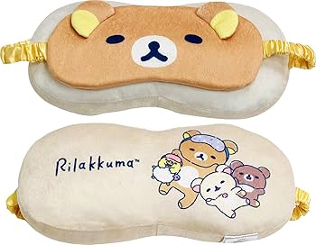 Amazon.co.jp: MORIPiLO リラックマ アイマスク 睡眠用