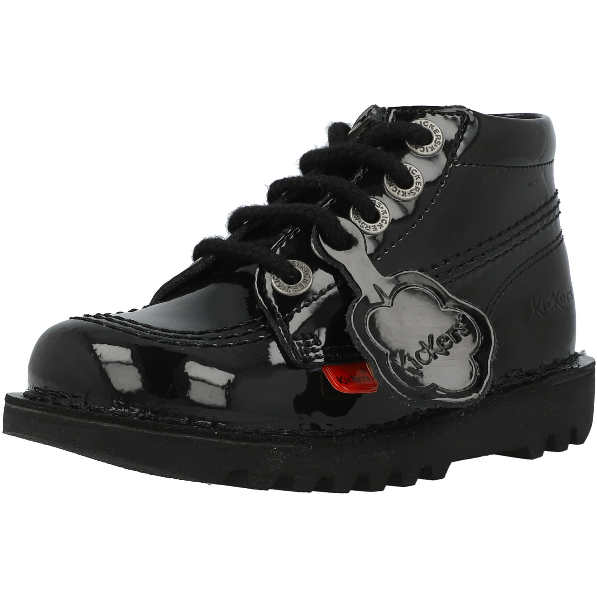 Kickers , Kids Boots, Female, Black, 32 Eu, Zip Hi Boot In Black Patent
