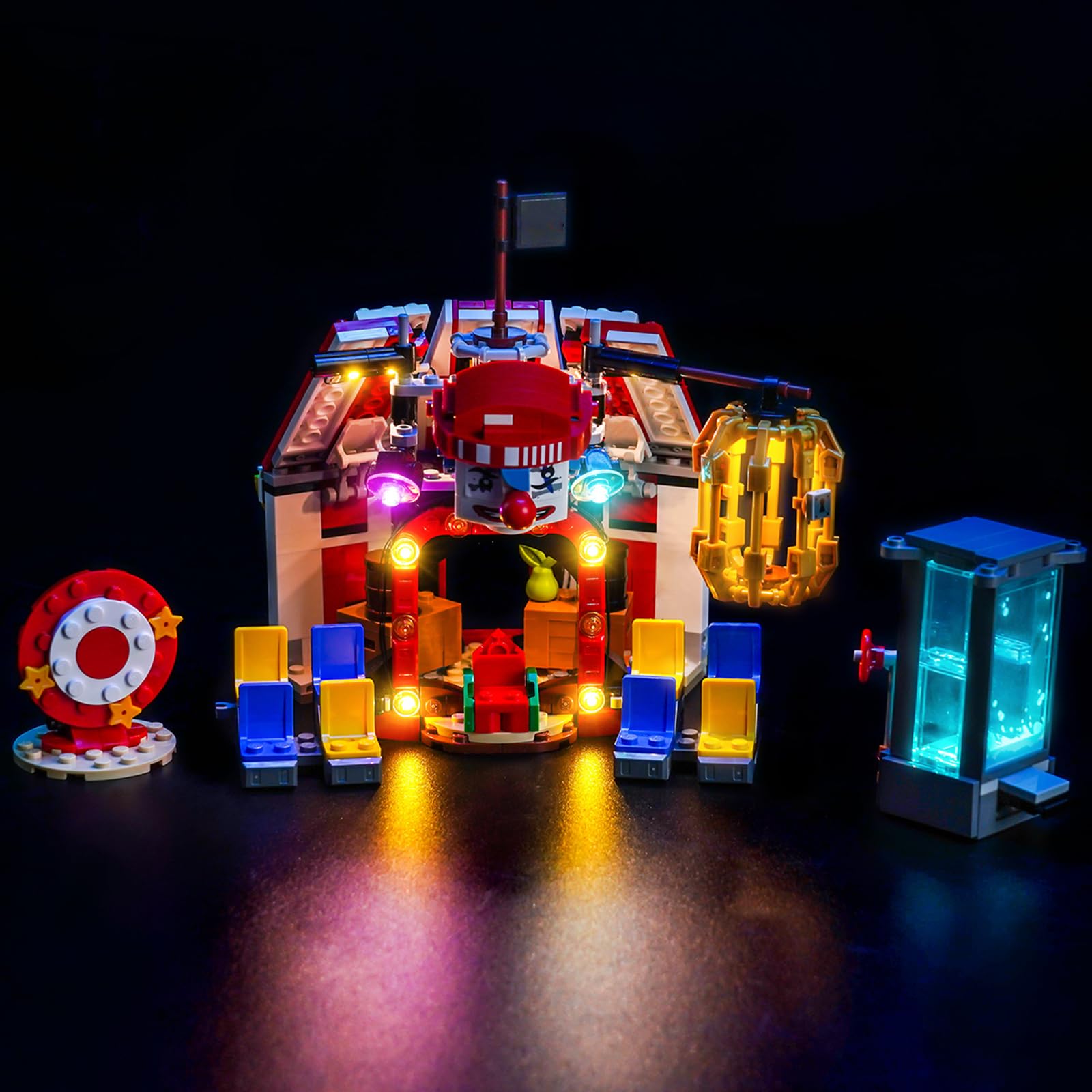 LocoLee Led Light Set Compatible with Lego 75637 Buggy the Clown's Circus Tent Led Decoration Lighting Kit Compatible with Lego 75637 Building Blocks Model,Only Lights Set,No Model