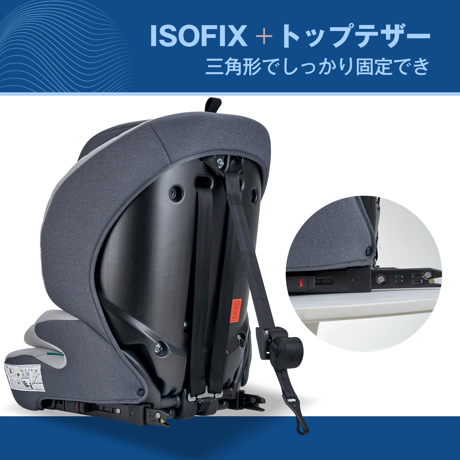 Amazon.co.jp: innokids Child Seat, ISOFIX Fixed, R129 Compatible