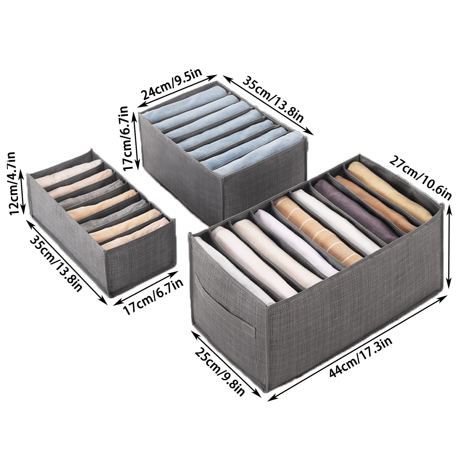 Organizer for armadio in rete non tessuta