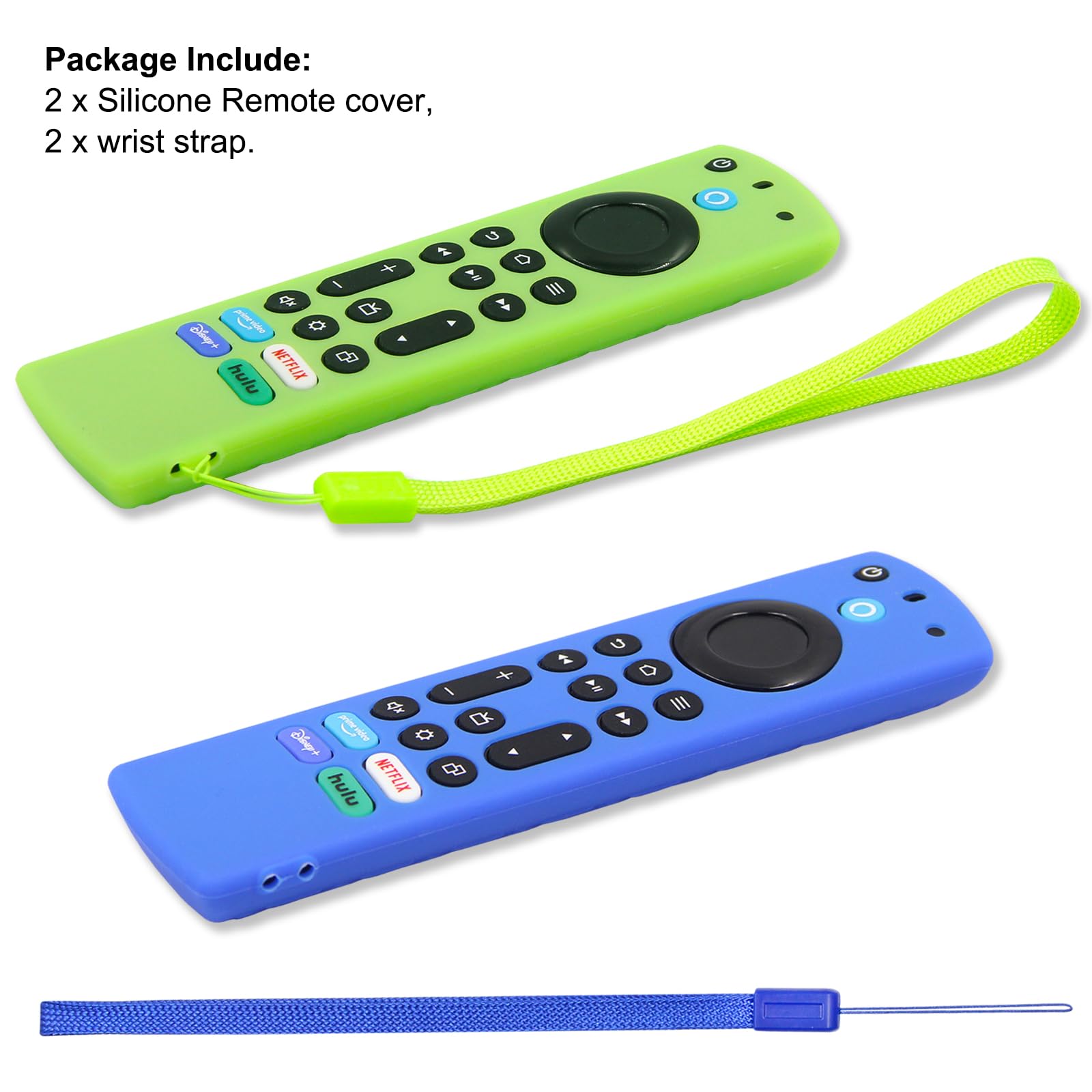 Pinowu Silicone Remote Case (2pcs) for Fire TV Stick 4K...