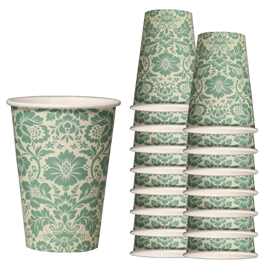 Gobelets En Papier Mecup - 200 Pièces - 200 Ml - Emballés Individuellement - Biodégradables - Pour Hôtel Ou B&B