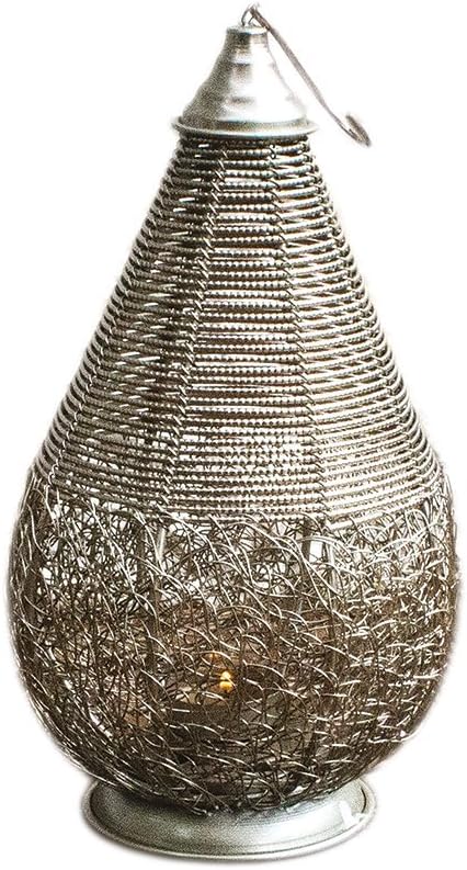 Kent collection Teardrop Wire Mesh Candle Lantern