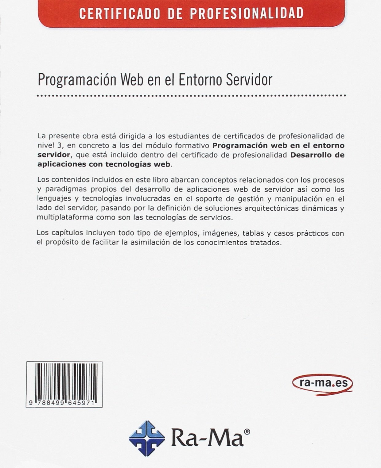 Programación web en el entorno servidor