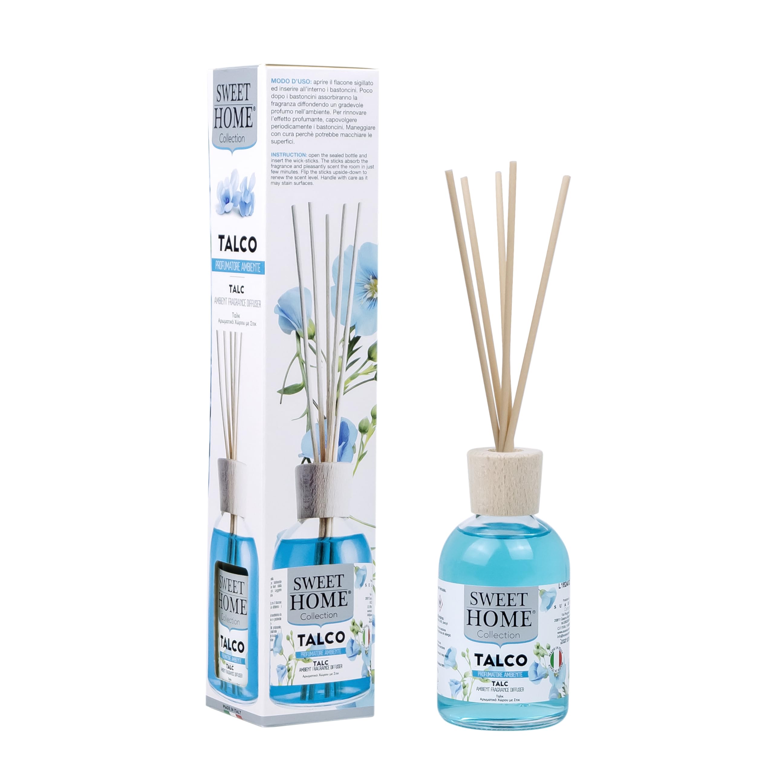 Suarez Sweet Home Fragrance with Talcum Sticks 100ml