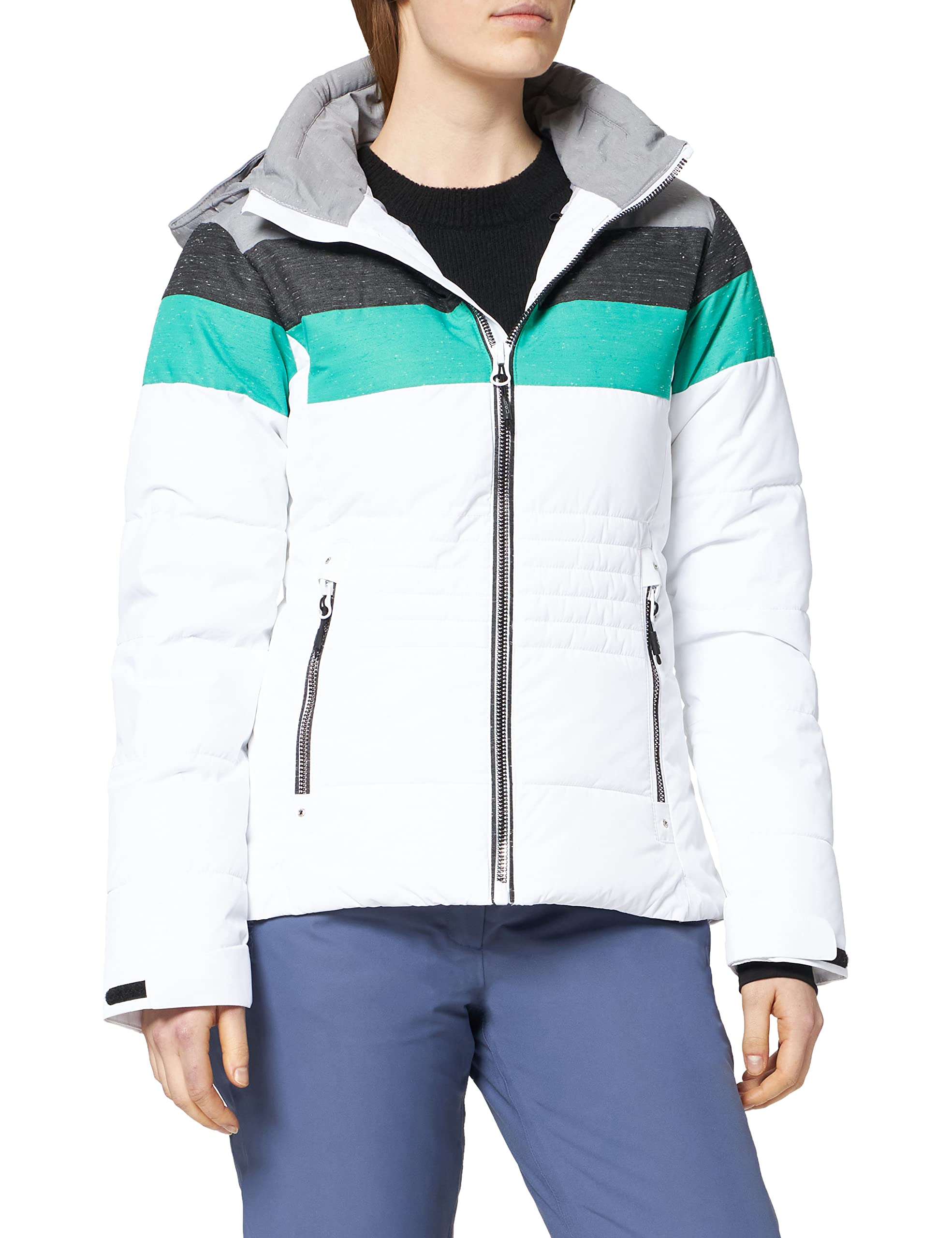 CMP Women's Ski Jacket, Womens, Jacket, 39W1616F, nero, 36 (EU)