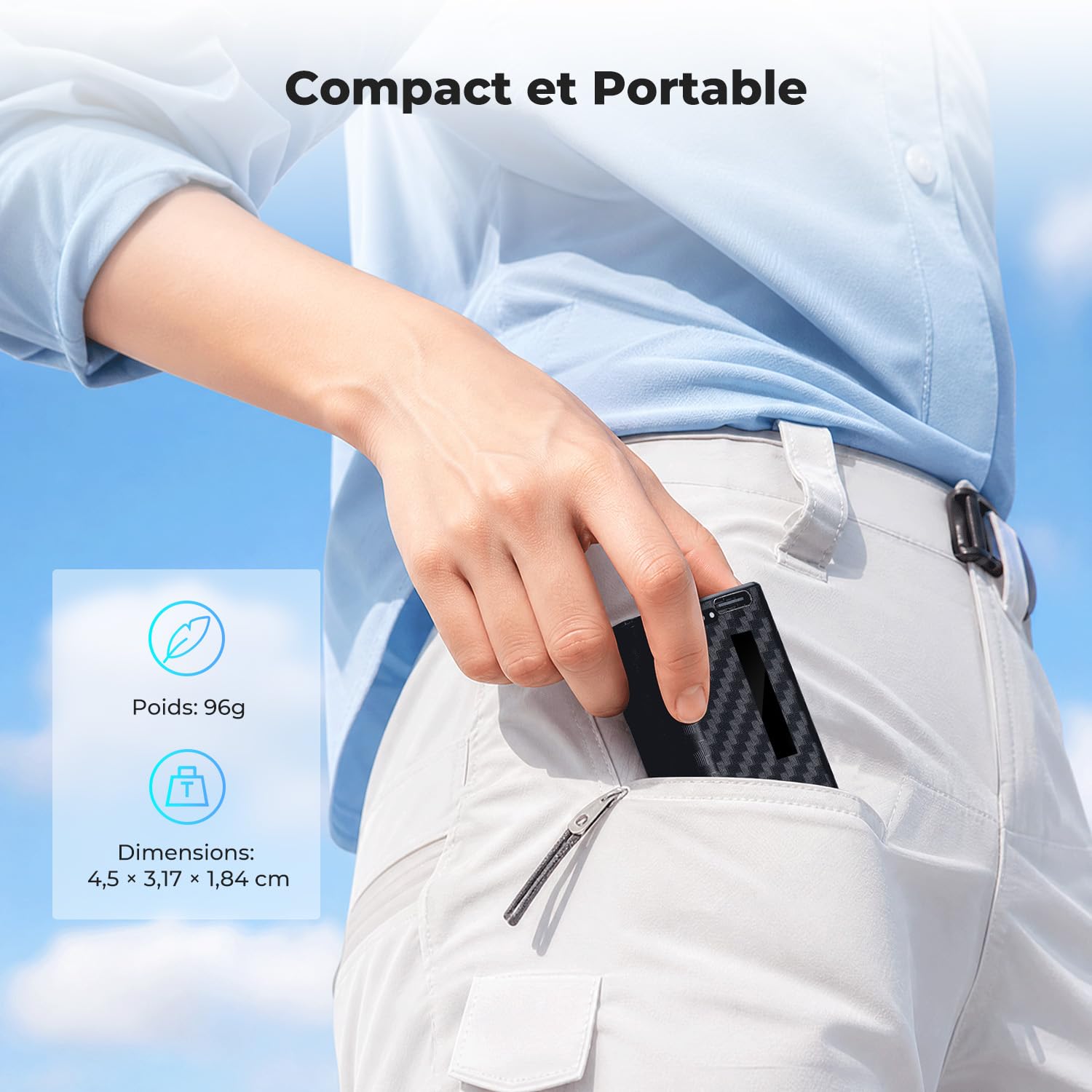 K&F CONCEPT 2 NP-FW50 Batteries à Charge Directe avec Indicateur de Charge