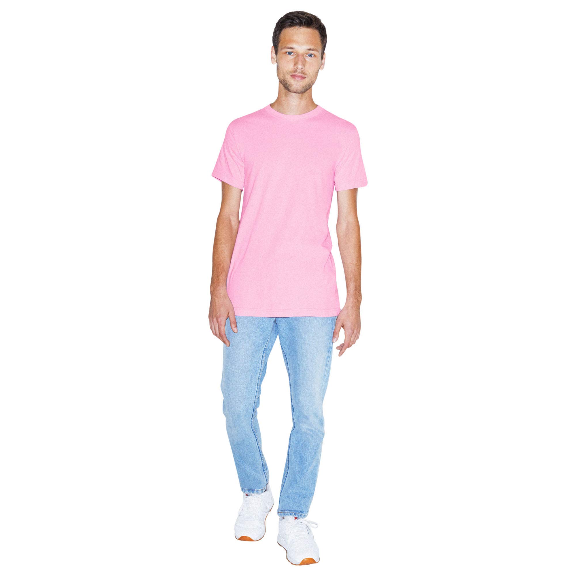 American Apparel Koszulka męski Fine Jersey Crewneck Short Sleeve T-Shirt
