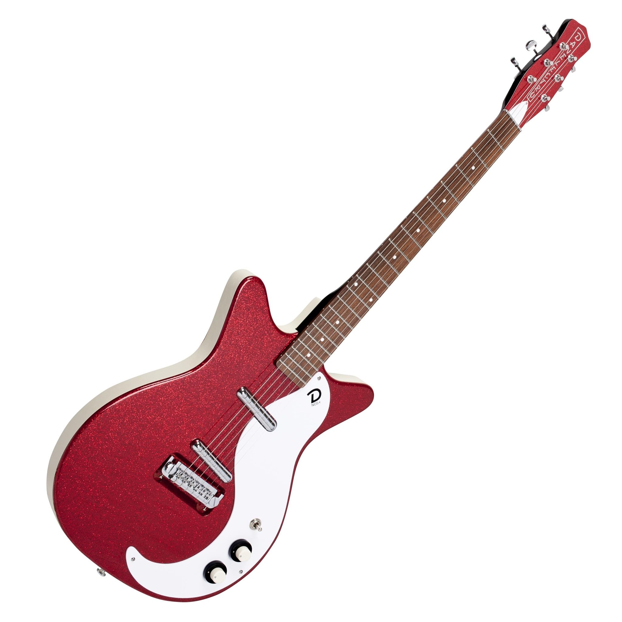 Amazon.com: Danelectro '59M NOS+ Electric Guitar - Red Metalflake