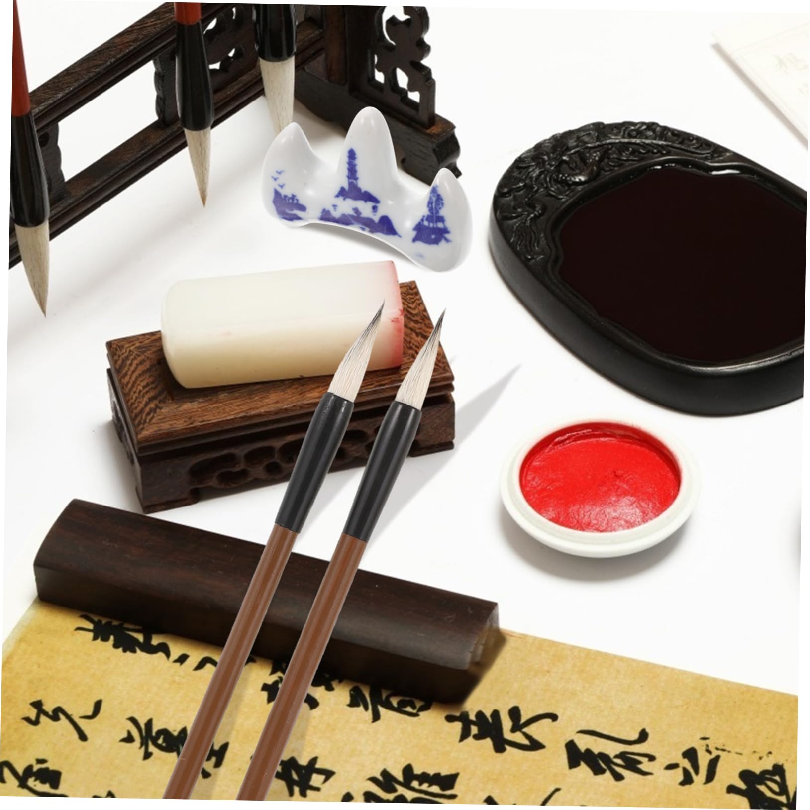TEHAUX Set Calligrafia Studenti 1 Pezzo, Pennello da Scrittura Portatile