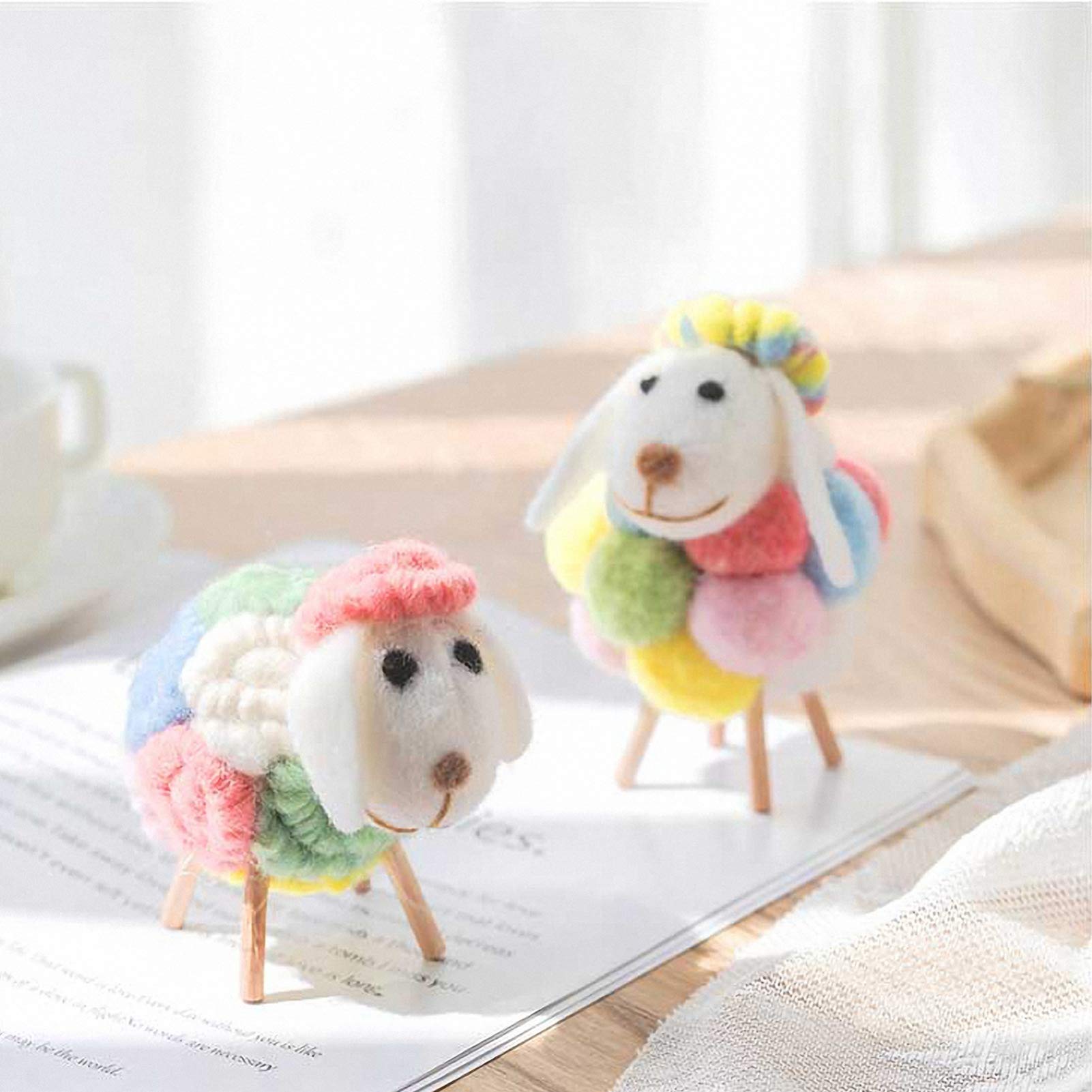 Amazon.co.jp: 羊毛フェルト 羊の置物 インテリア 羊の飾り の部屋