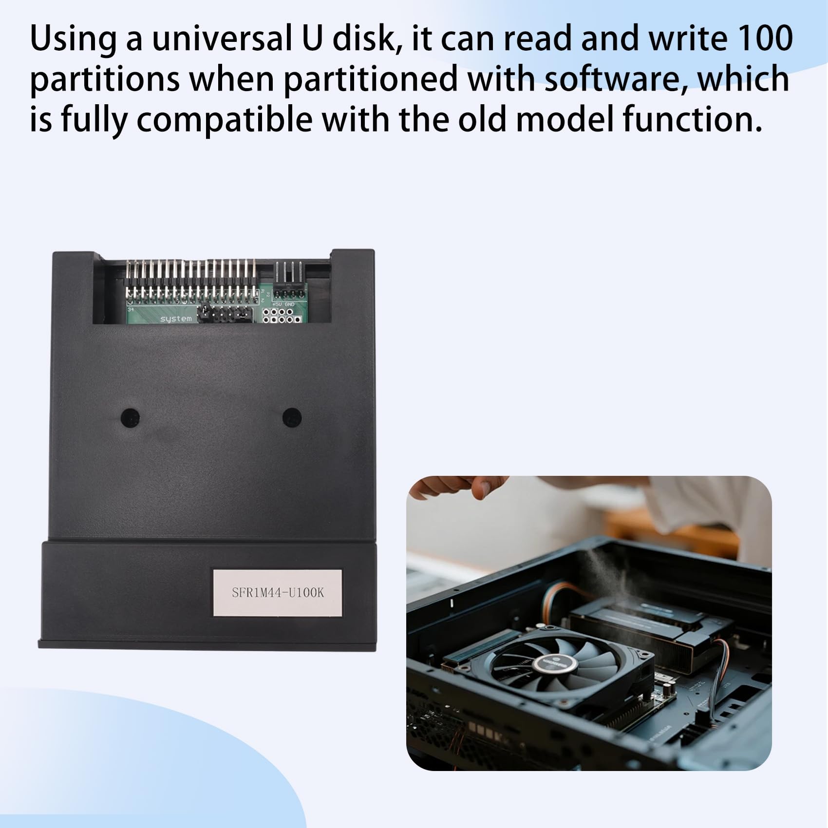 para Disquete GOTEK a USB 1.44M Disquete a Unidad Flash USB Emulación Unidad de Disquete GOTEK SFR1M44-U100K