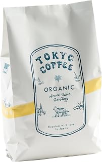TOKYO COFFEE【東京コーヒー オーガニック ブレンド】コーヒー豆 中深煎り Organic Coffee Beans 有機JAS コーヒー 専門店 (1kg 豆のまま)