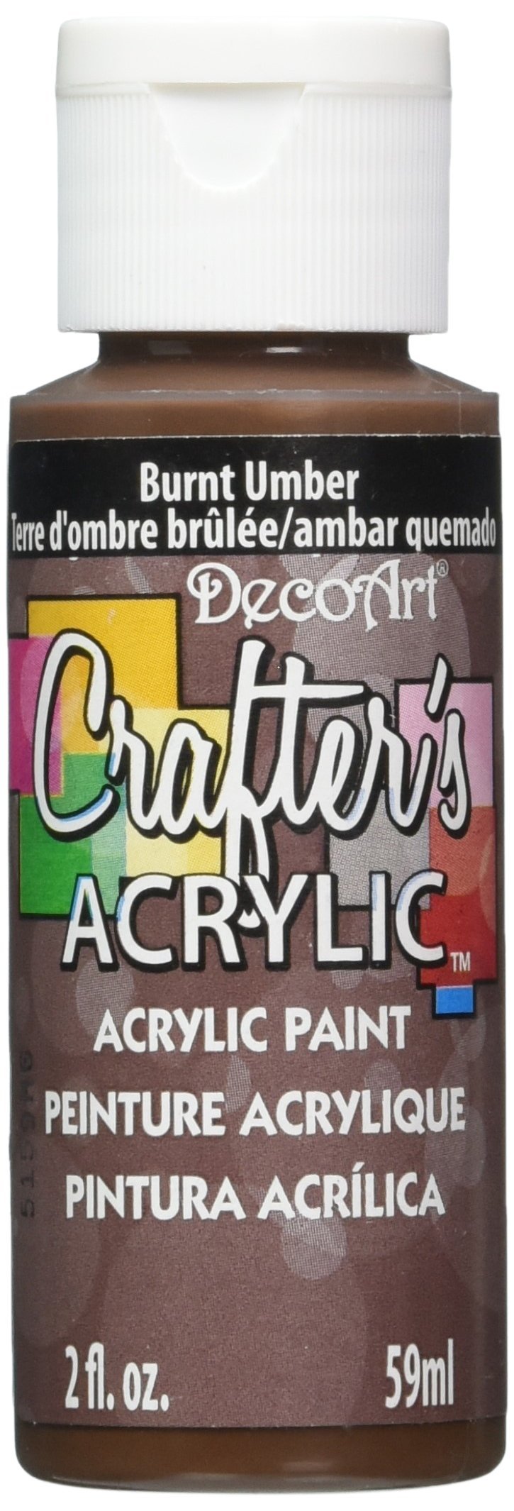DecoArt 59 ml Crafters Acrylic, Burnt Umber