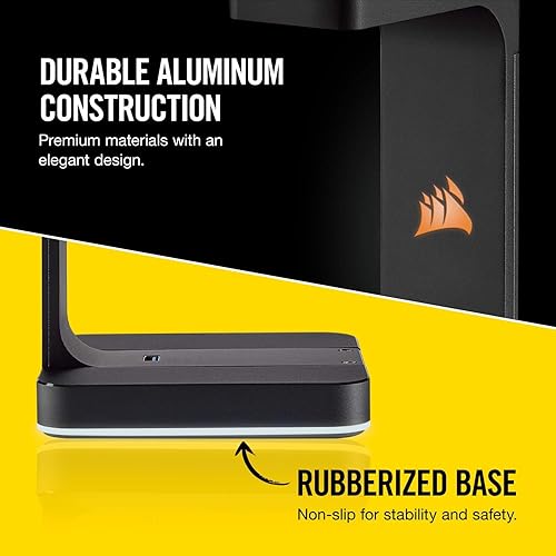 Miniatura 4 de Corsair Gaming ST100 RGB soporte de auriculares prémium con sonido envolvente 7.1