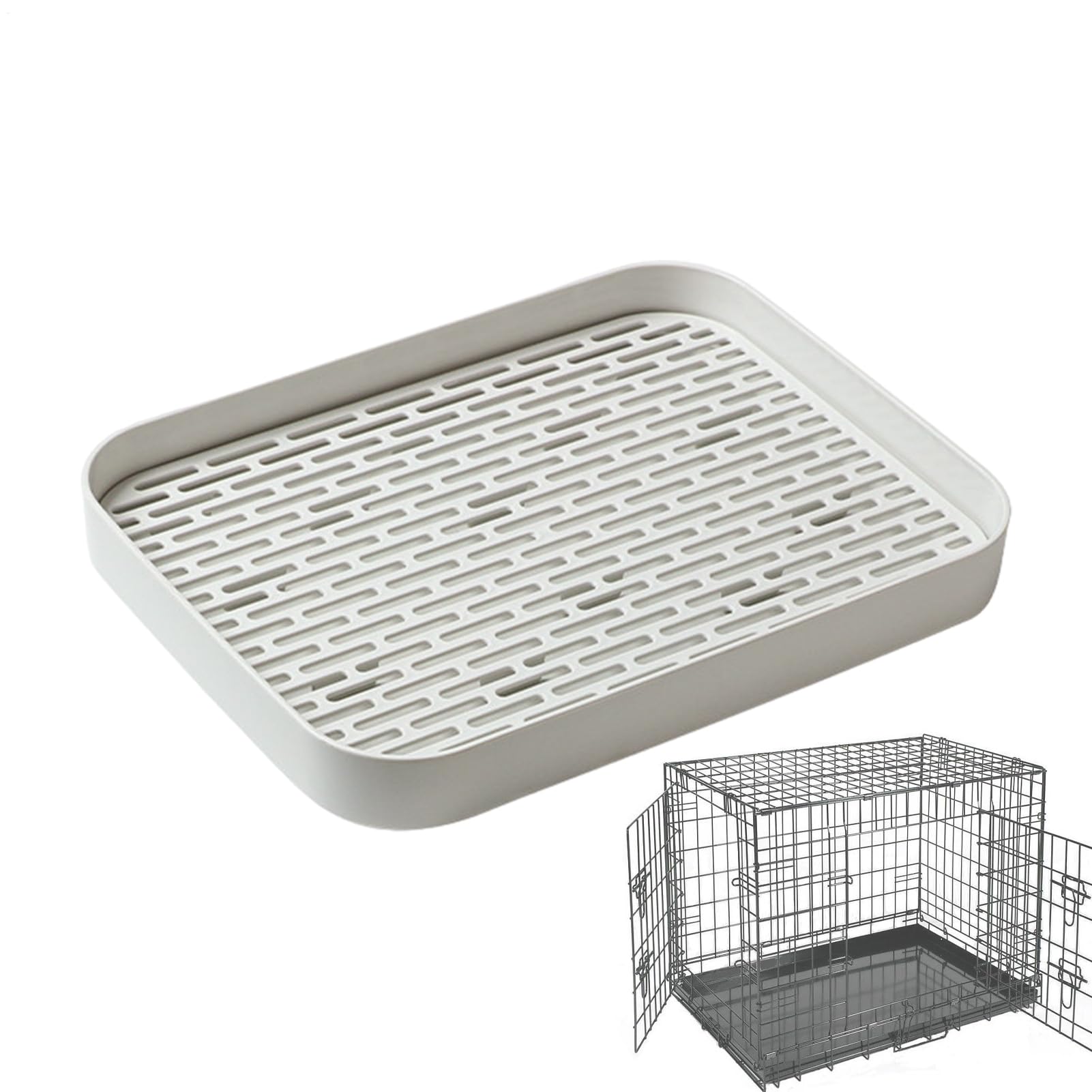 Toilet, Square Cage Box Potty Trainer, Tray, Bunny Corner Litter Pan, Easy-Clean Pet Pan Toilet For- Guinea Pigs Small -Animals