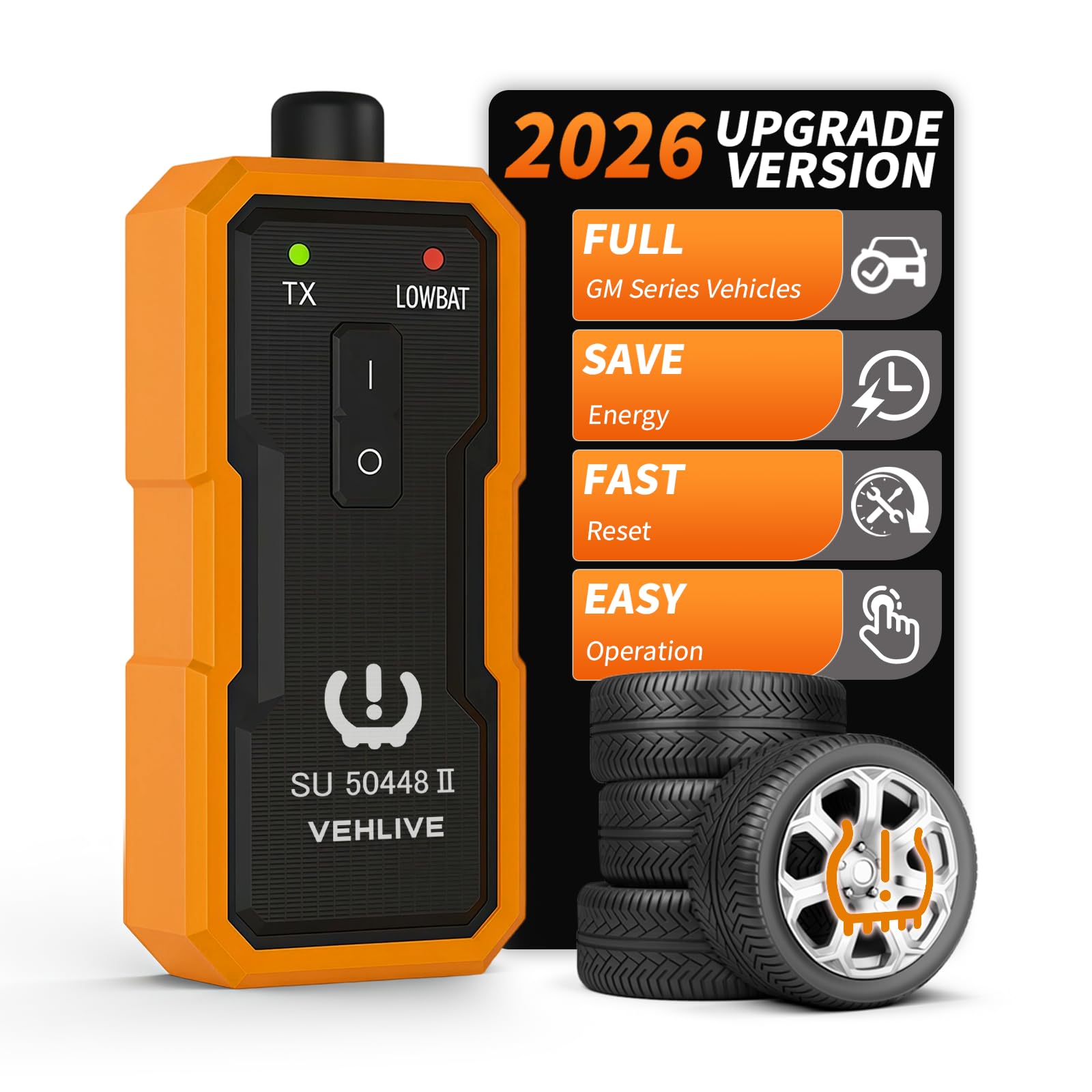 Photo 1 of TPMS Relearn Tool for GM Tire Sensor, EL-50448 Upgraded Version, Auto Tire Monitoring System Activation Reset Tool, Tire Sensor Reset Tool, TPMS Programming Tool for More GM Series Vehicles 2006-2026