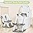 COOSEYA Toilet Seat, Potty Training Seat for Toddler, Upgraded 2-in-1 Potty Toilet Training for Boys and Girls,Waterproof Cushioned Mat with Non-slip Step Stool