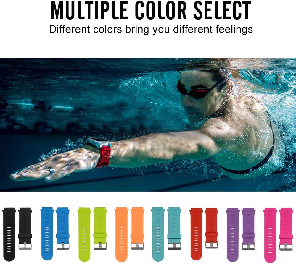 Compatible For Garmin Forerunner 920xt Band,Solf Silicone Replacement Band For Garmin Forerunner 920xt Watch