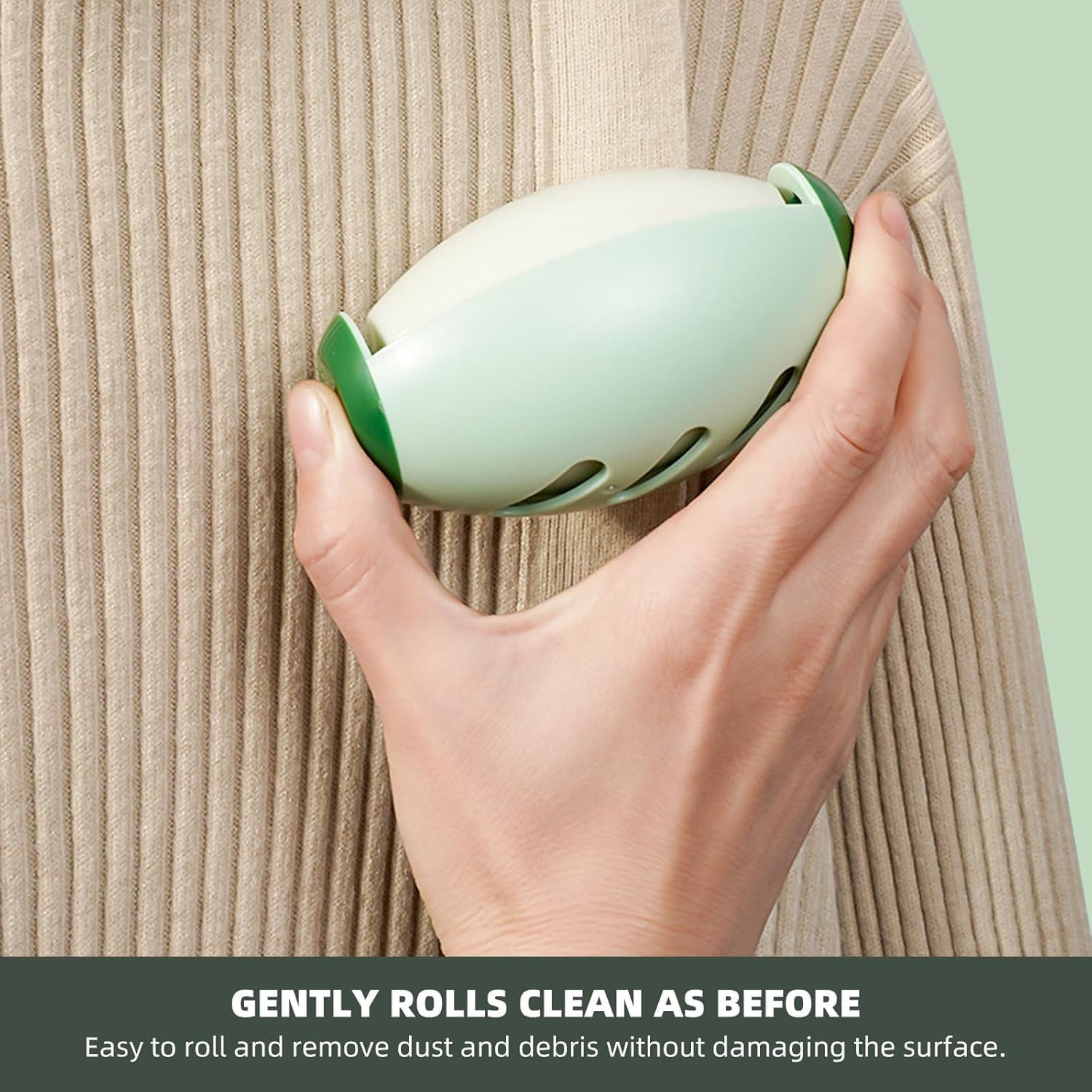 Reusable Lint Roller Ball, Mini Travel Size Lint Roller for Clothes, On The Go Lint Roller Ball, Small Portable Lint Ball Remover for Clothes and Pet Hair, Extra Sticky & Washable Gel 1