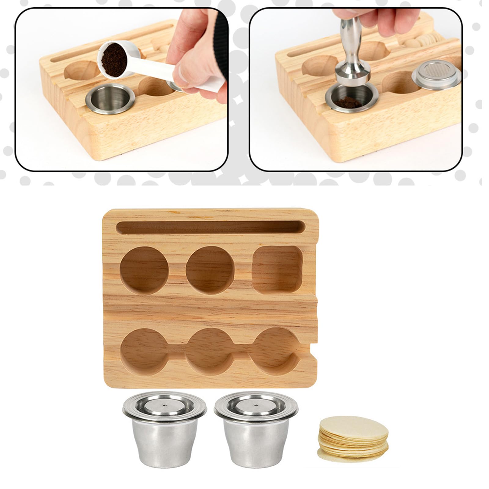 Filtro de café reutilizable de fácil instalación, adaptador de filtro de conversión para CitiZ D112 C112, accesorios de soporte de máquina profesional