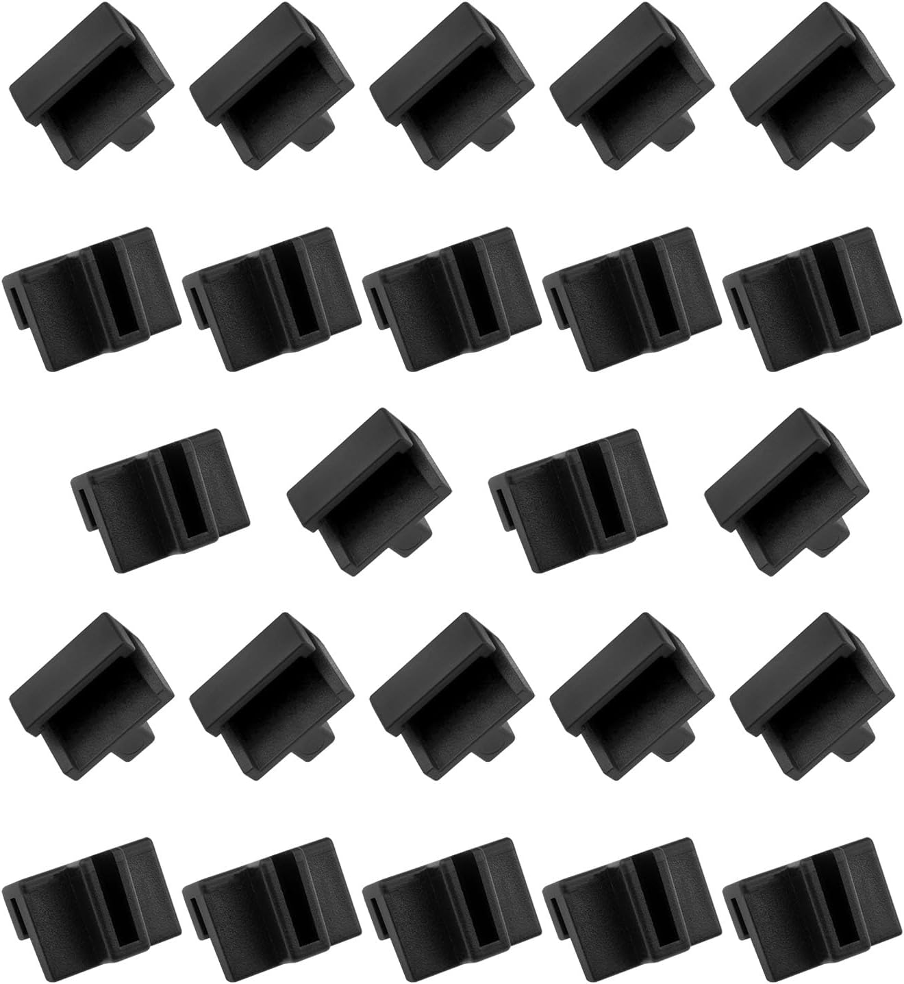 zutisay Hanging File Rail Clips Black File Folder Plastic