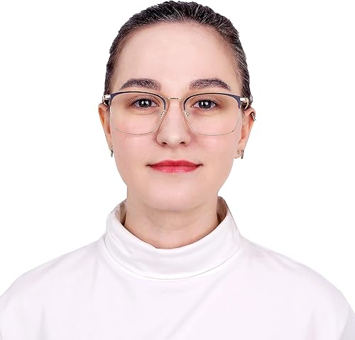 Vista 34 de LifeArt Lentes de bloqueo de luz azul, antifatiga ocular, anteojos de lectura para computadora, anteojos de TV para mujeres y hombres, antirreflejos