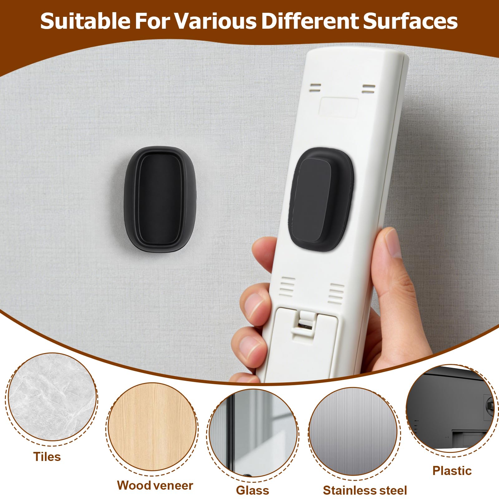 Magnetic Remote Control Holder - Keep Remotes Organized -5 Magnetic Remote Control Holder - Keep Remotes Organized -5