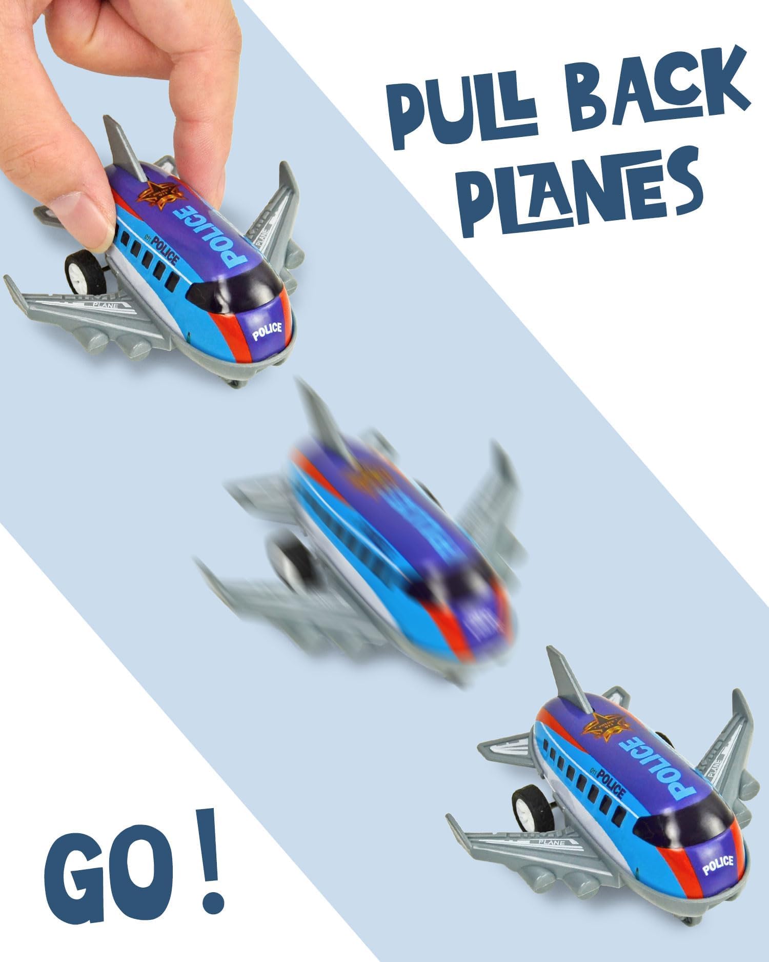18 aviones de juguete, mini juguetes para niños de 3 a 5 años de edad, regalos de fiesta de aviones, premios de caja del tesoro, rellenos de bolsas de regalos, juguetes de avión para niños 4