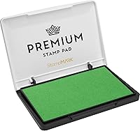 Vista 24 de Almohadilla de sello prémium tamaño mediano 3 x 4 pulgadas – para sellos de goma tradicionales – Almohadilla de fieltro color rosa