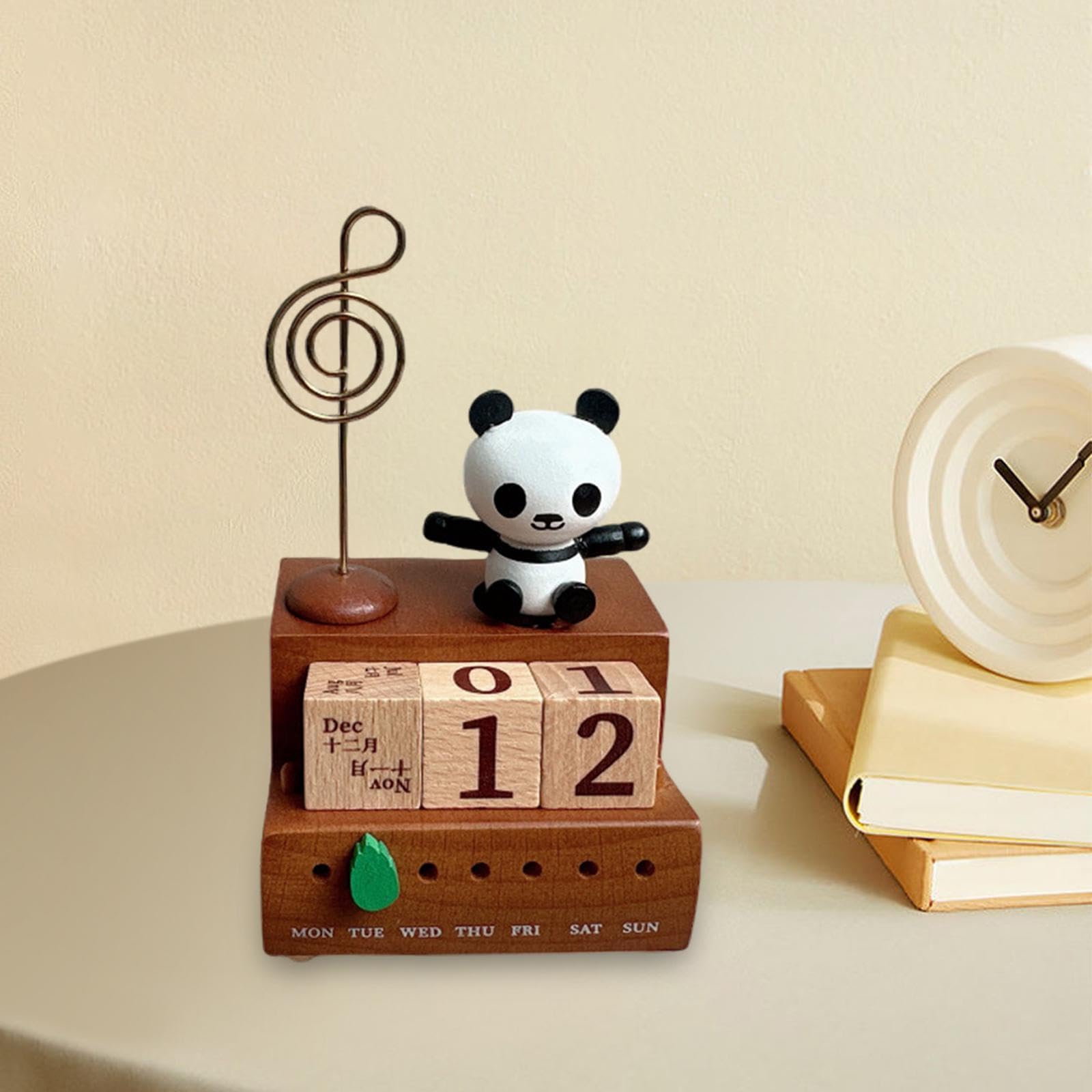 Carillon in Legno, Calendario in Legno, Decorazione Decorativa, Design Creativo